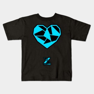 BICOLOR DIAMOND HEART by Metissage -1 Kids T-Shirt